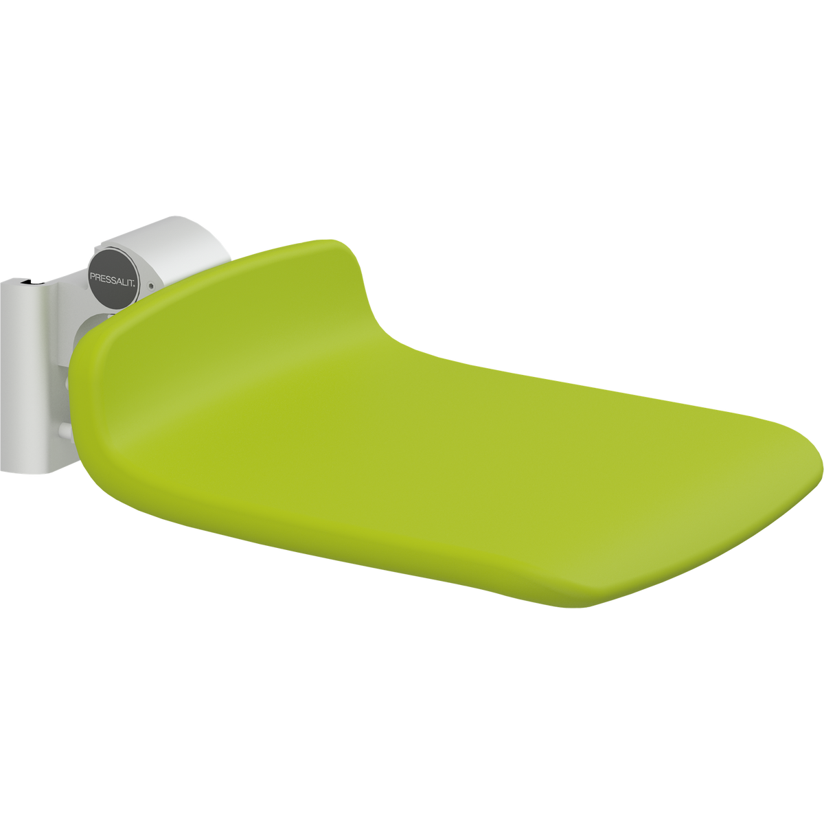 Pressalit PLUS replacement shower seat – 450 mm – Seat Only, Standard Seat, Lime Green