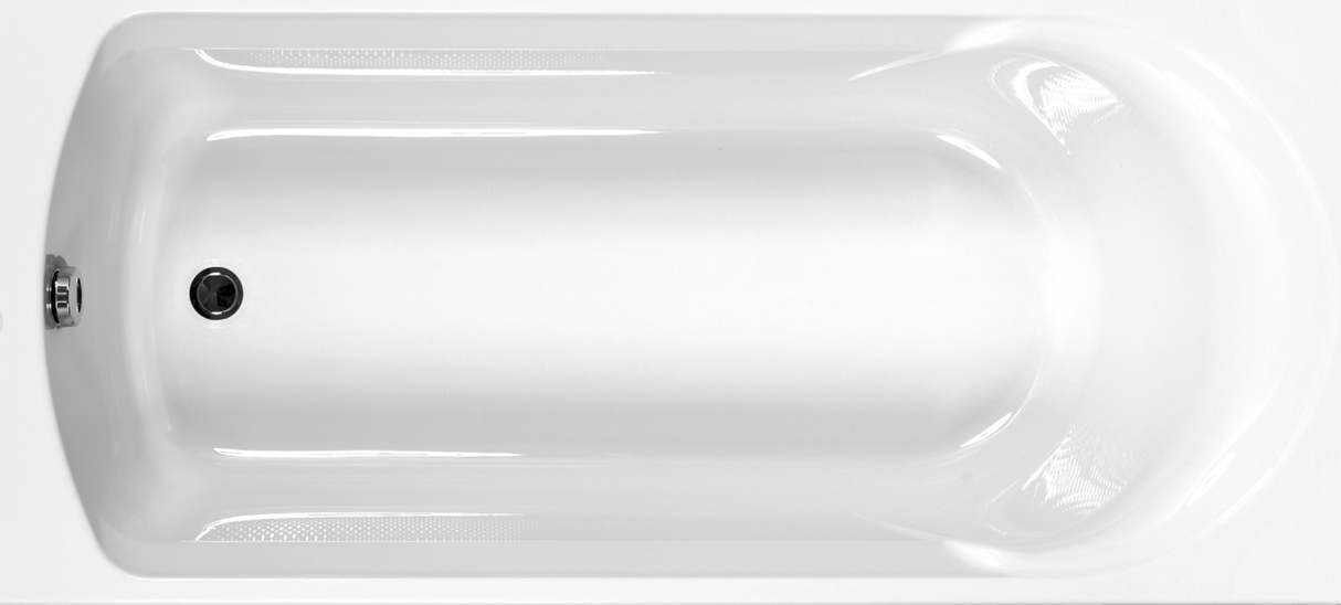 Carron Arc 1700x700mm Carronite Single Ended Bath with Twin Grips - White Gloss (02014T)