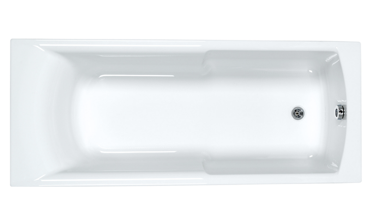 Carron Axis 1500x700mm Carronite Single Ended Bath- White Gloss (02030)