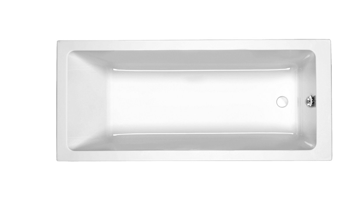 Carron Quantum 1600x800mm Single Ended Bath Carronite - White Gloss (02146)