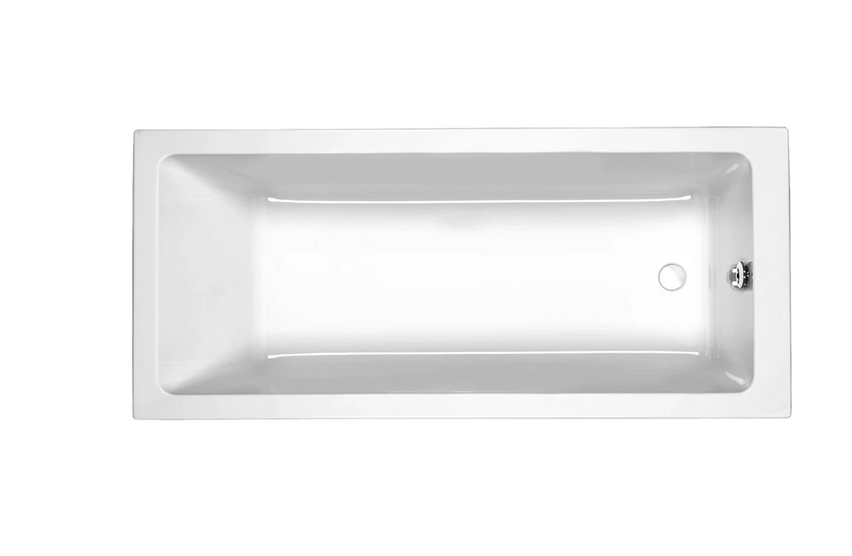 Carron Quantum 1800x725mm Single Ended Bath Carronite - White Gloss (02154)