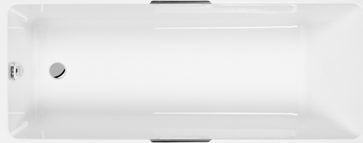 Carron Integra 1500x700mm Single Ended Bath with Twin Grips-White Gloss (02165)