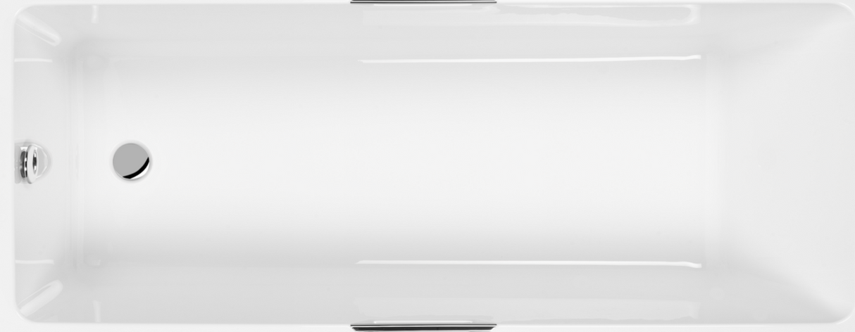 Carron Integra 1500x700mm Single Ended Bath with Twin Grips -Carronite - White Gloss (02166)