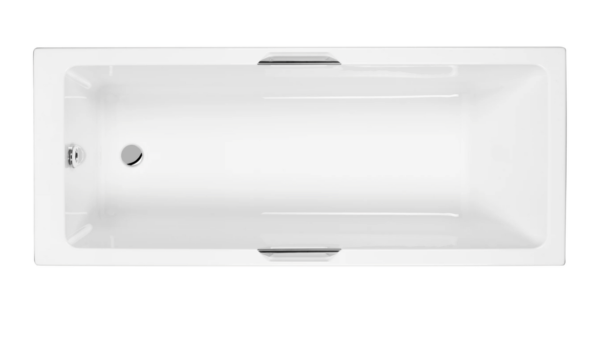 Carron Integra 1700x700mm Single Ended Bath with Twin Grips- White Gloss (02169)