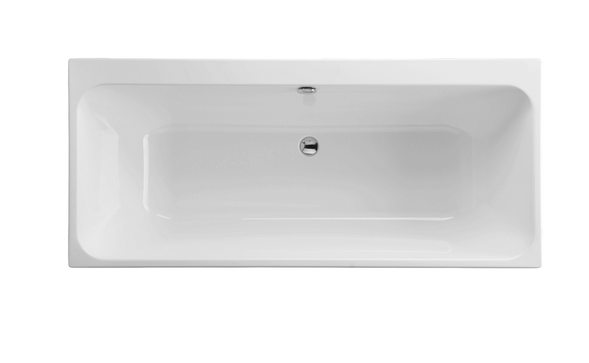 Carron Profile 1600x700mm Double Ended Bath Carronite - White Gloss (02200)