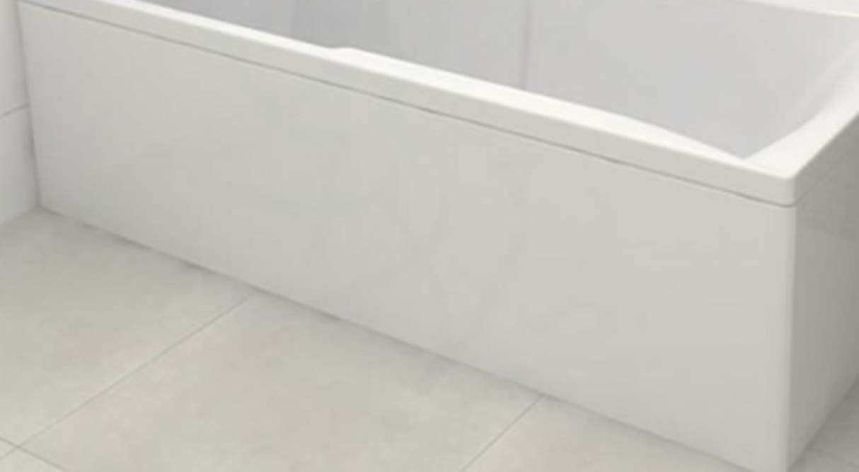Carron Low Level Front Bath Panel 1600x430mm- White Gloss (02254)