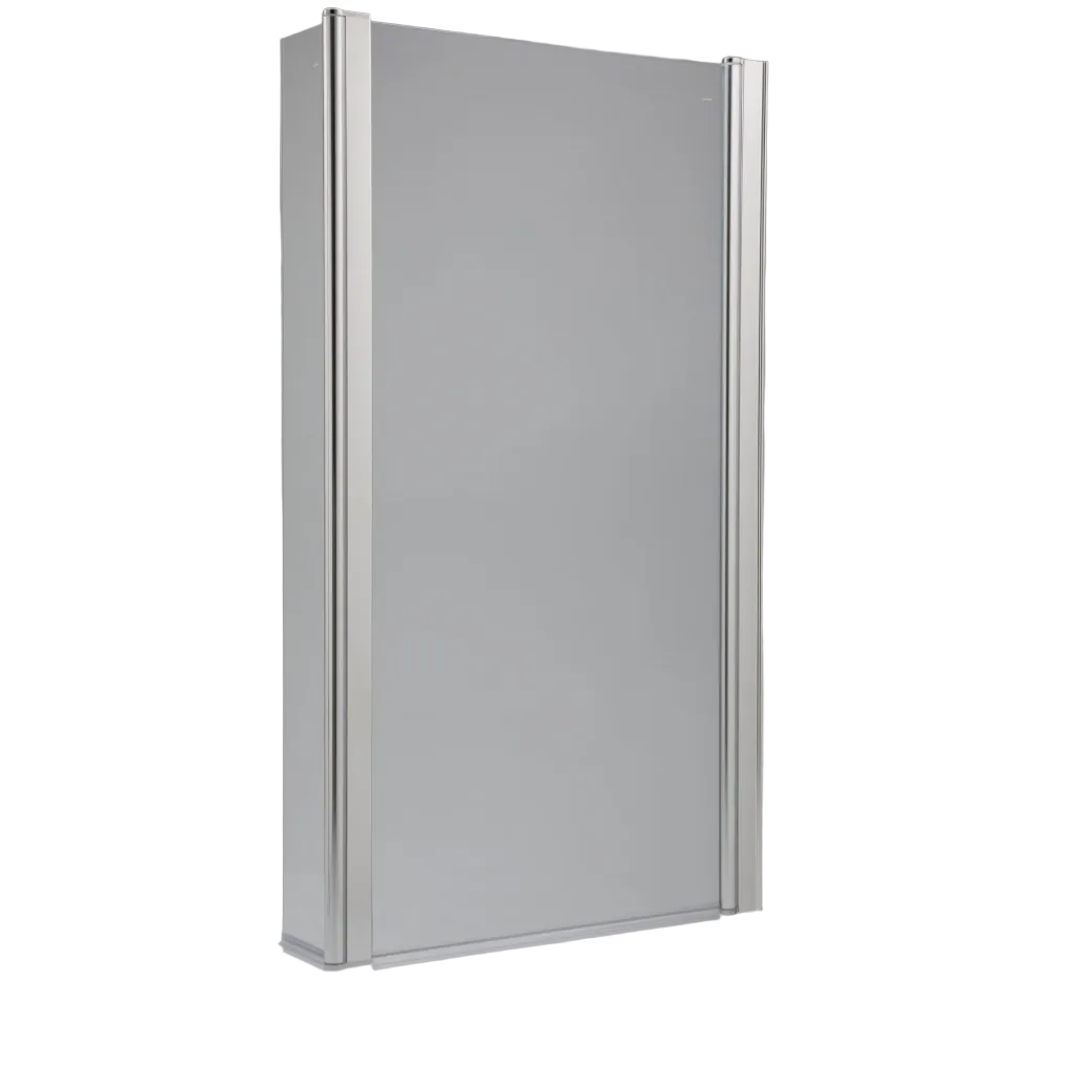 Carron QSS-2 Quantum Shower Bath Screen 1440mm x 810mm V2 Chrome (02347)