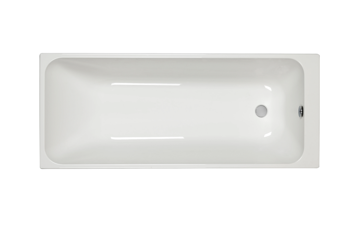 Carron Profile 1600x700mm Single Ended Bath - White Gloss (02420)