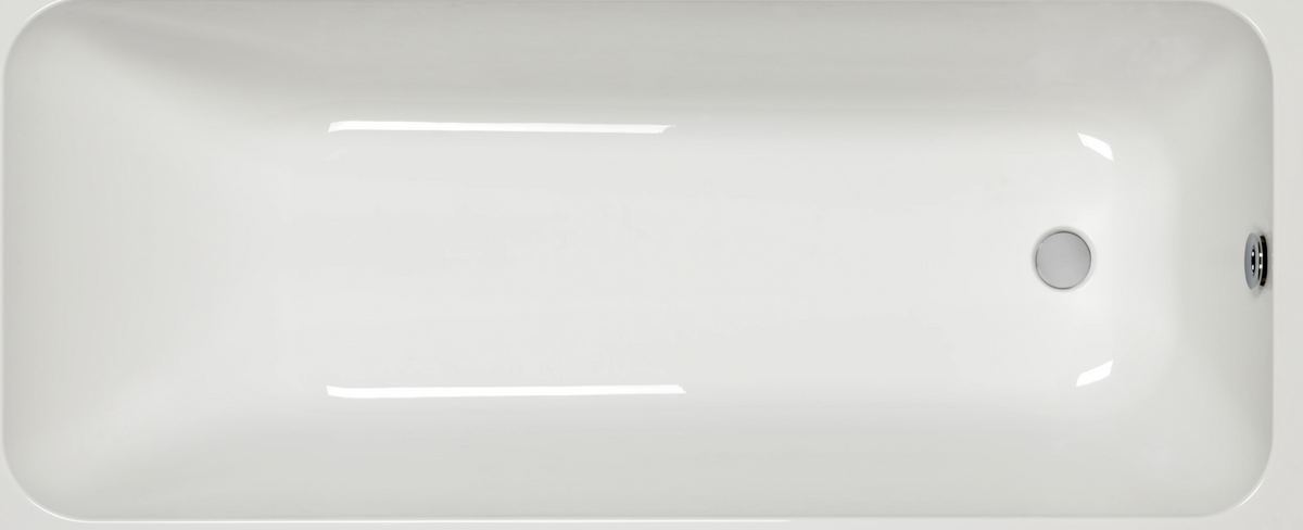 Carron Profile 1600 x 700mm Carronite single ended bath