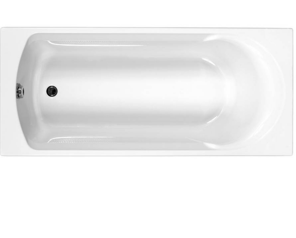 Carron Arc 1500x700mm Carronite Single Ended Bath - White Gloss (02444)