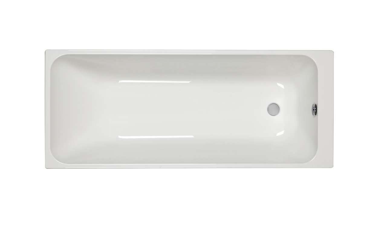Carron Profile 1800x700mm Single Ended Bath Carronite - White Gloss (02572)