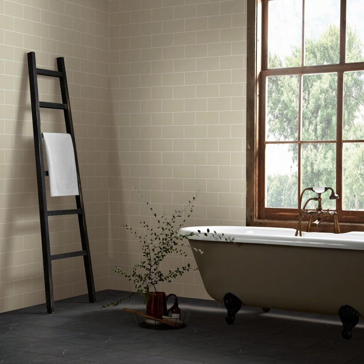 Multipanel Salerno Vinyl Click Floor Tiles with Grout Edge, photo 3