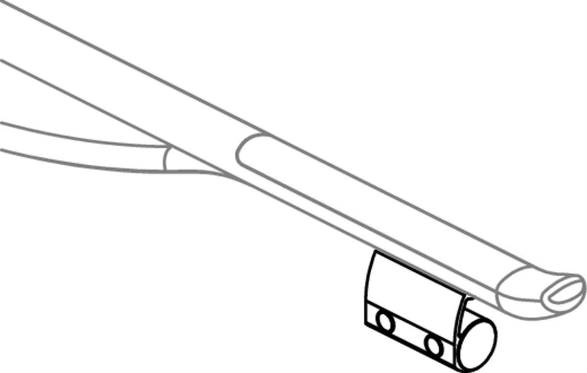 Pressalit R9342 flush button dimensioned drawing