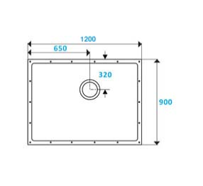 Contour ShowerDec Wet Room Floor Former 1200x900mm (SD1200X900)
