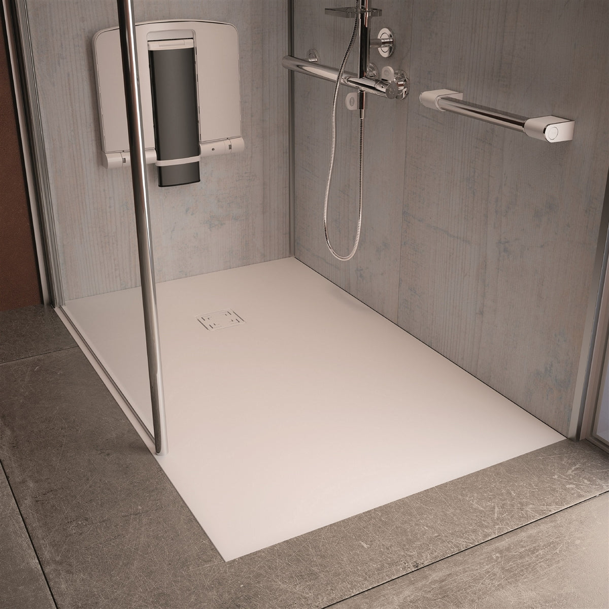 AKW Onyx Exclusif Shower Tray 1600x900mm White (12832WH)