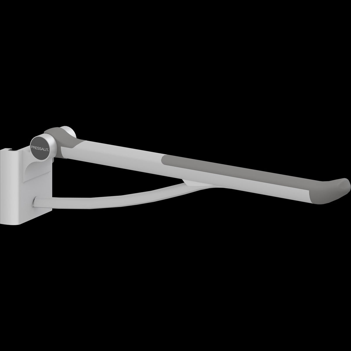 Pressalit PLUS Support Arm, Height Adjustable for Retro-Fitting – Anthracite Grey