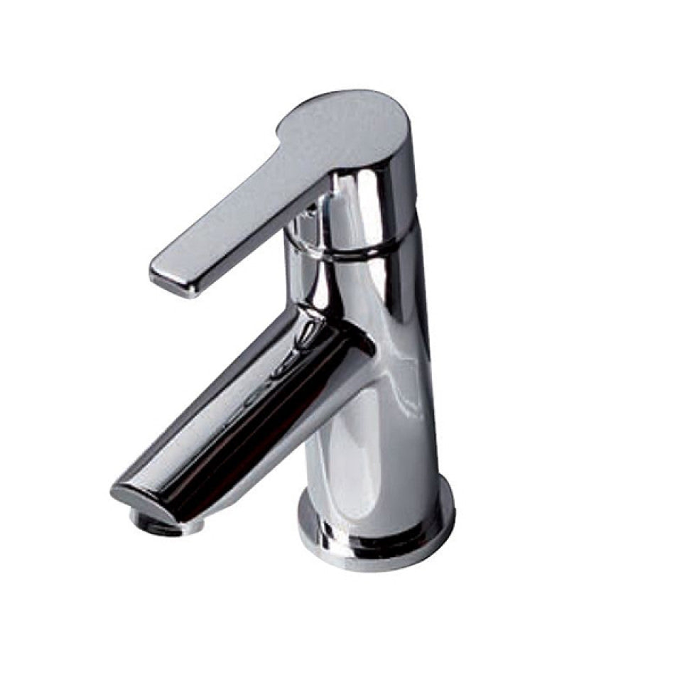 AKW Monobloc Spray Wash Basin Mixer Tap – Long Lever, Polished Chrome, photo 2