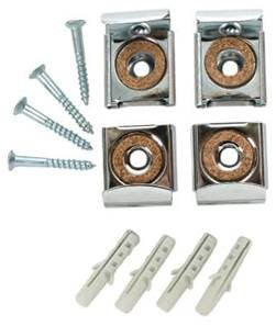 AKW Bevelled Mirror with Brackets 600x400mm (23628)