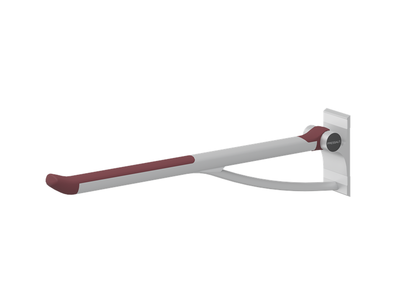 Pressalit PLUS Support Arm With Integrated Counter-Balance, 850mm Red R360085035