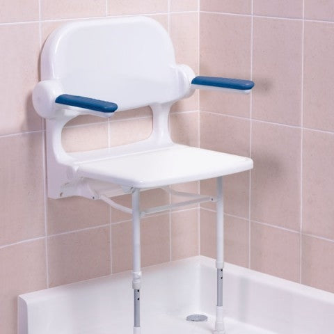 AKW 2000 Series Fold Up Shower Seat – Compact, Standard or Back & Arms, photo 8