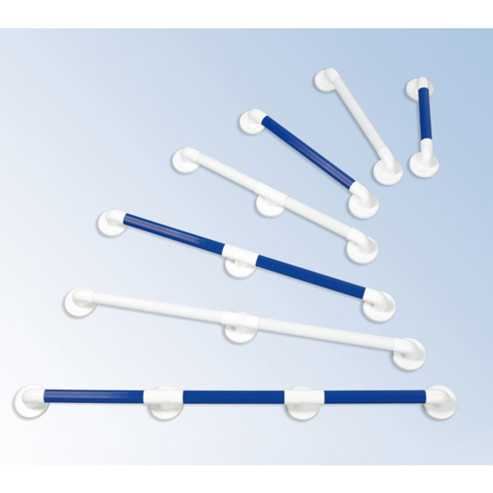 AKW 1900 Series Heavy Duty Fluted Grab Rail – Straight or Angled, White or Blue