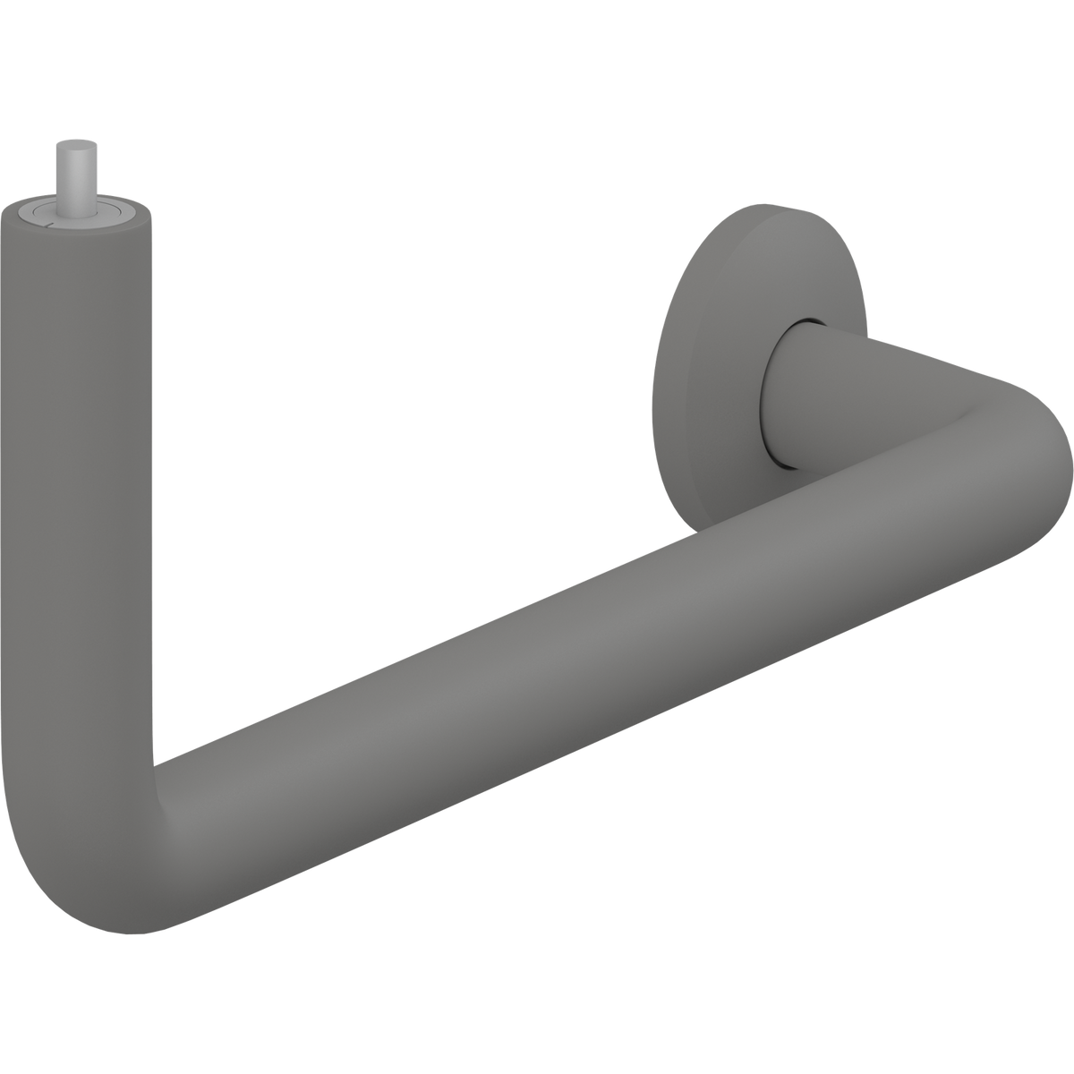 Pressalit PLUS angled tube piece 400 x 154 mm, left