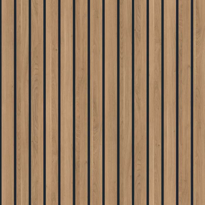 Naturepanel Brown Cuneo Oak Wood Slat Bathroom Wall Panel
