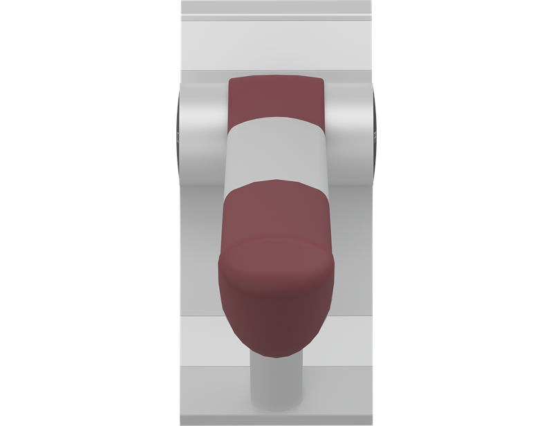 Pressalit PLUS Support Arm With Integrated Counter-Balance, 850mm Red R360085035