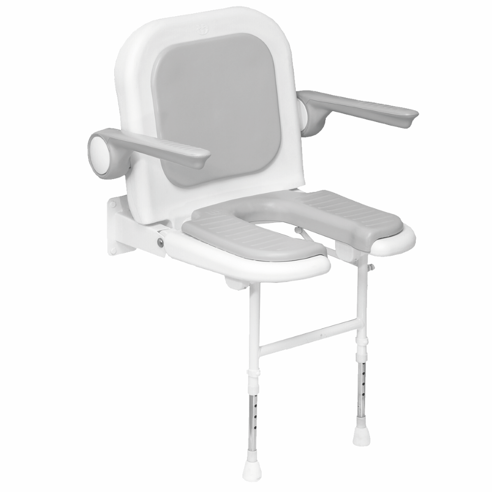 AKW 4000 Series Fold Up Shower Seat – Choice of Width, Style & Padding, photo 8