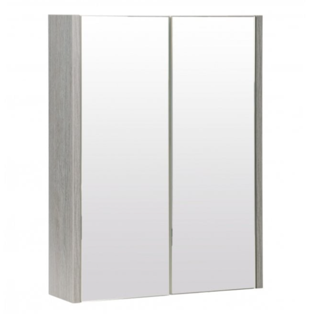 Kartell K-VIT Purity 500mm Mirror Cabinet- Silver Oak (PSO500MIR)