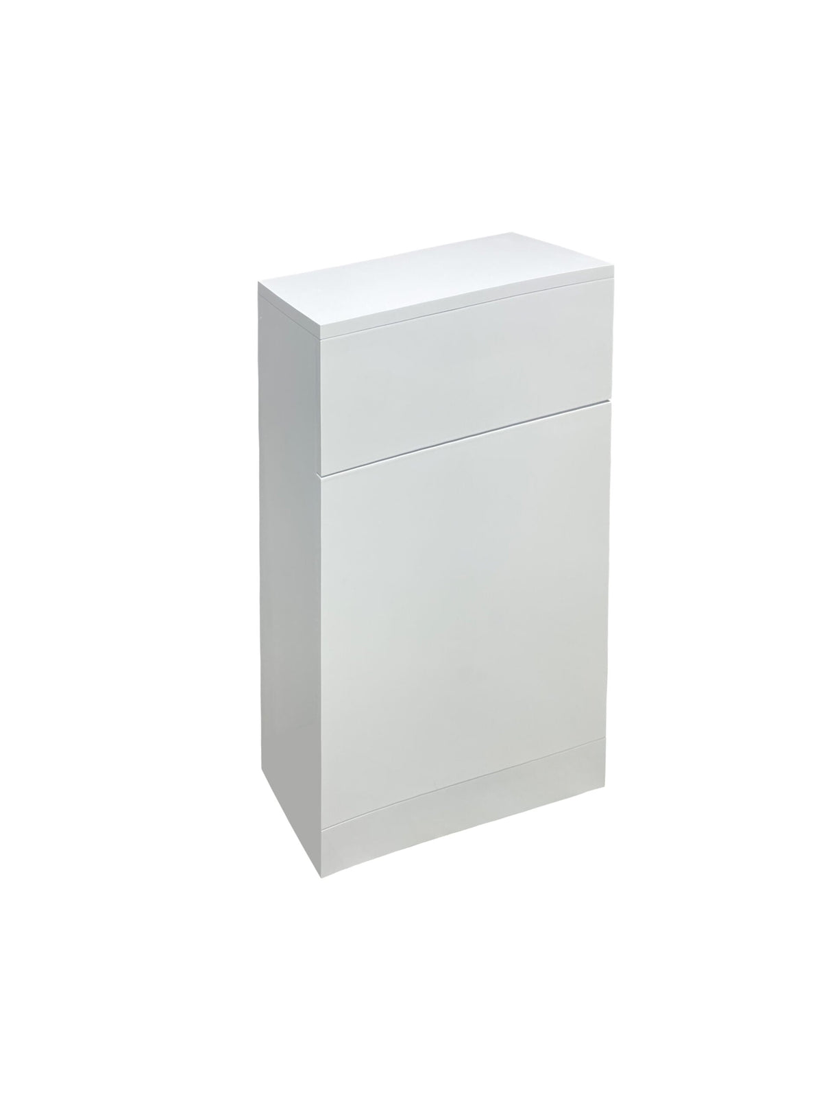 Kartell K-VIT Atlantis 500mm L-shaped waterproof WC unit in white gloss - ATL500LSWC