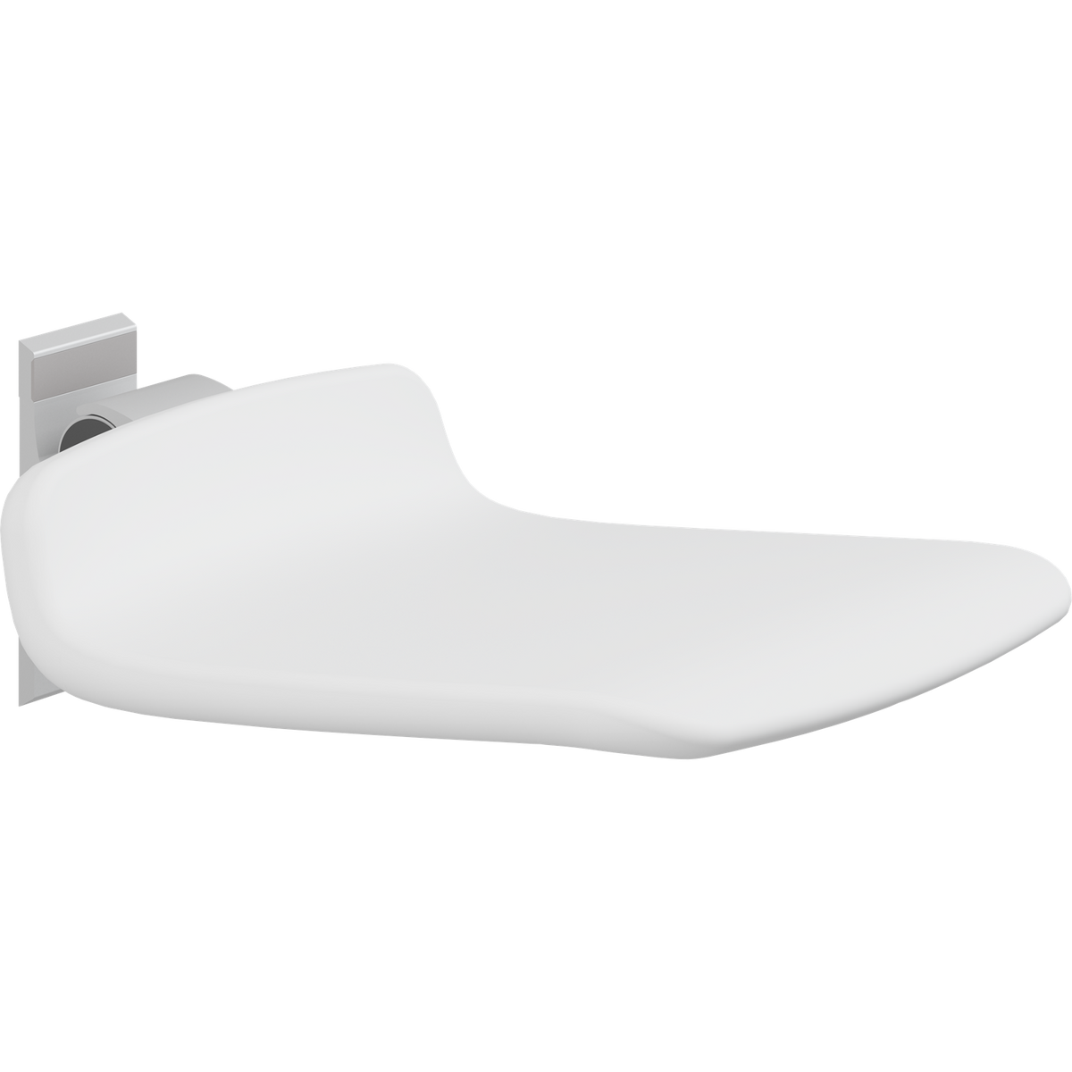 Pressalit PLUS fixed height shower seat – 450 mm, White