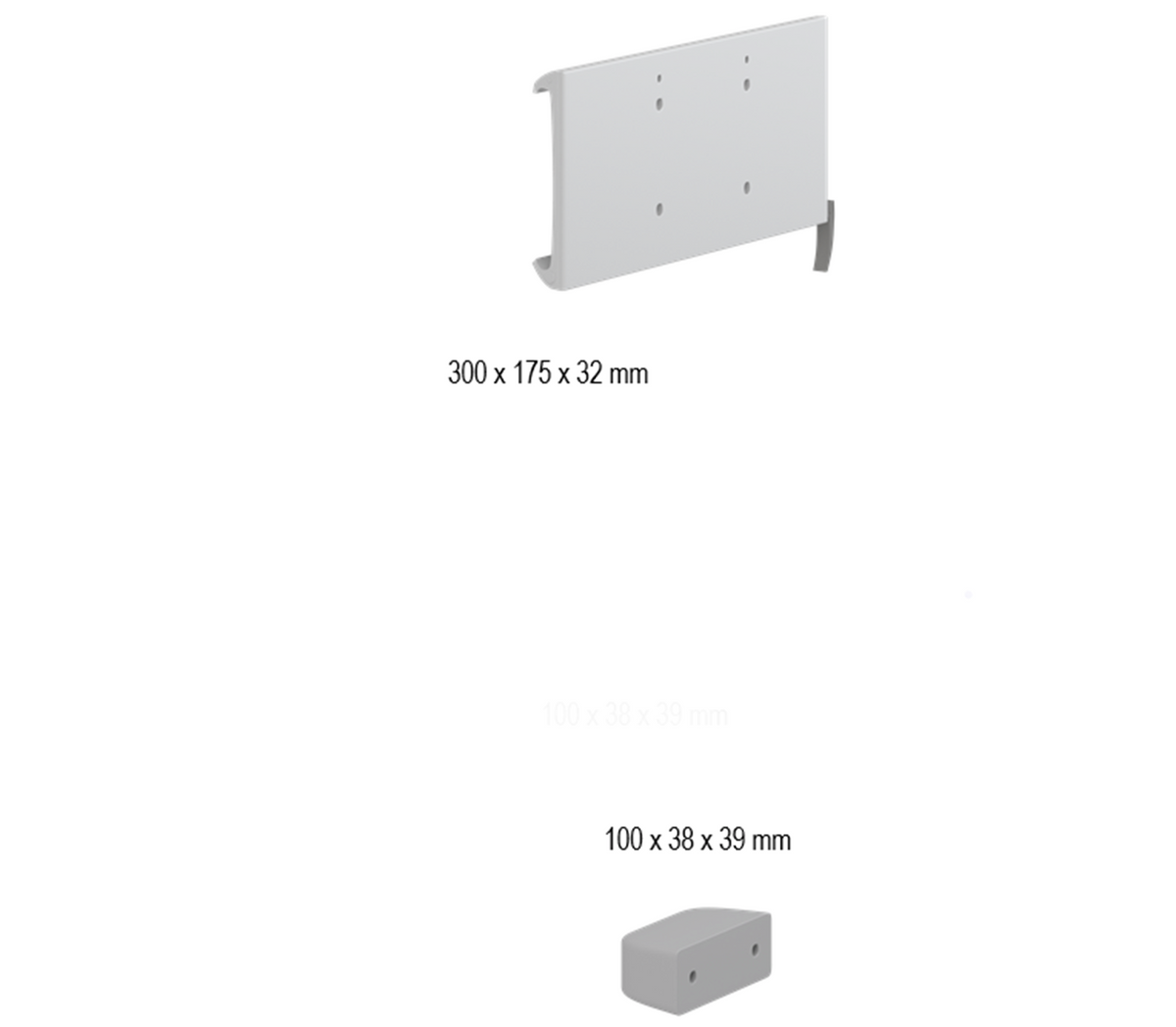 Pressalit PLUS conversion kit RT745 dimension drawing