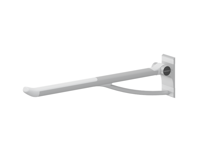 Pressalit PLUS Support Arm With Integrated Counter-Balance, 850mm White R360085000