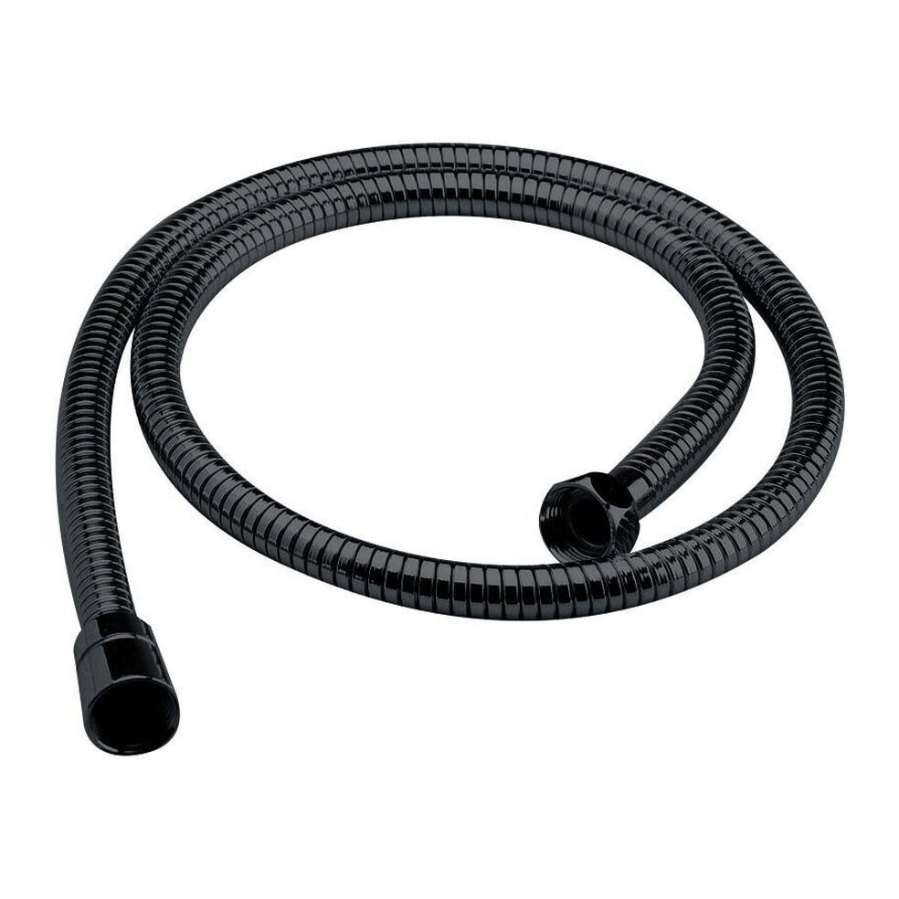 Nuie 1.5m Double Lock Shower Flex – Chrome or Matt Black, photo 2