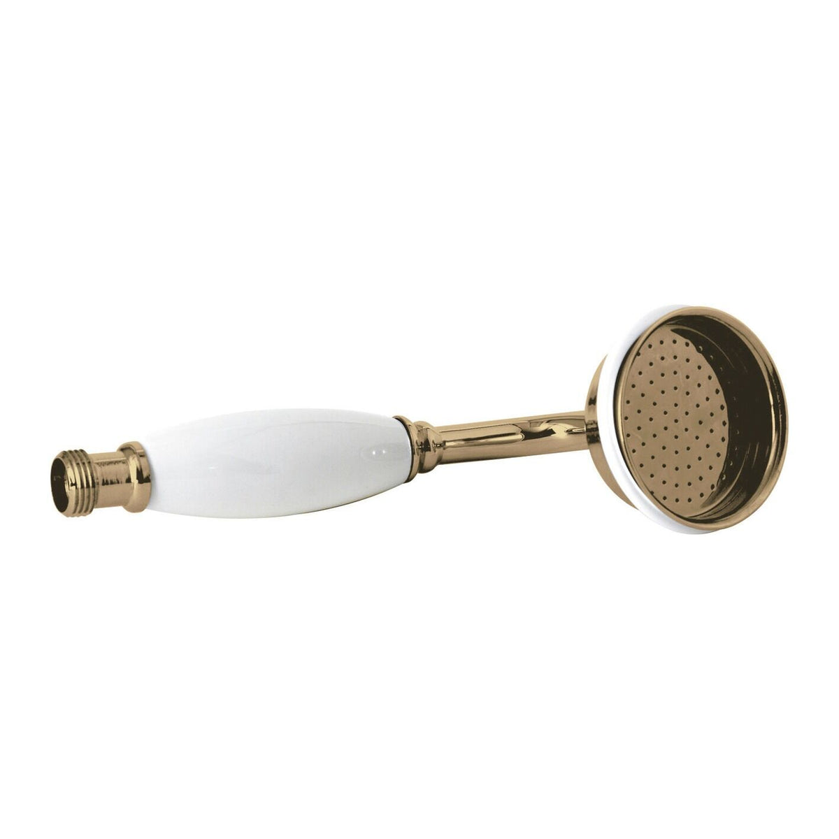 Nuie Traditional Shower Handset – Brushed Pewter or Brushed Brass, photo 2