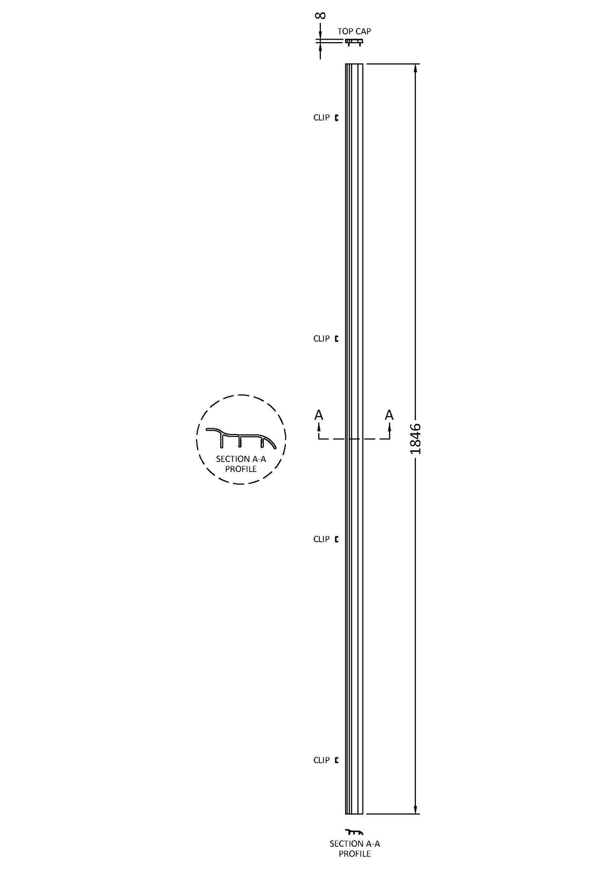 Nuie Screw Cover Kit – Chrome, photo 2