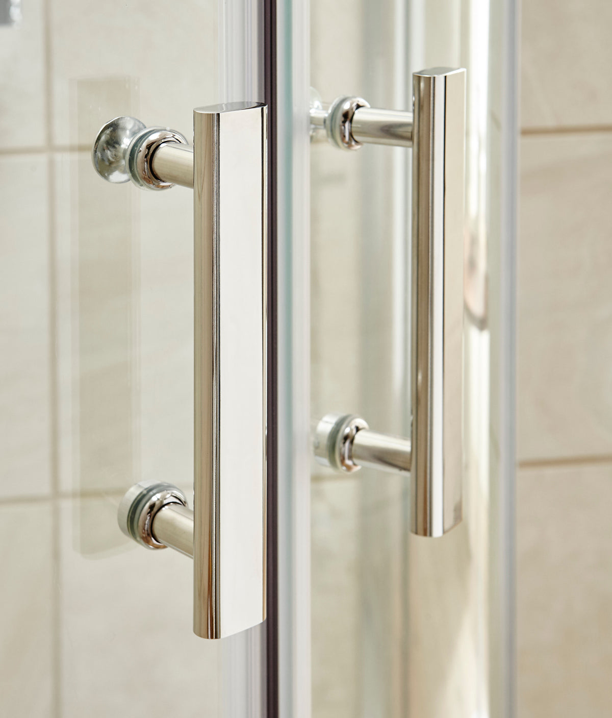 760mm Hudson Reed Pacific Hinged Shower Door – Chrome, photo 4