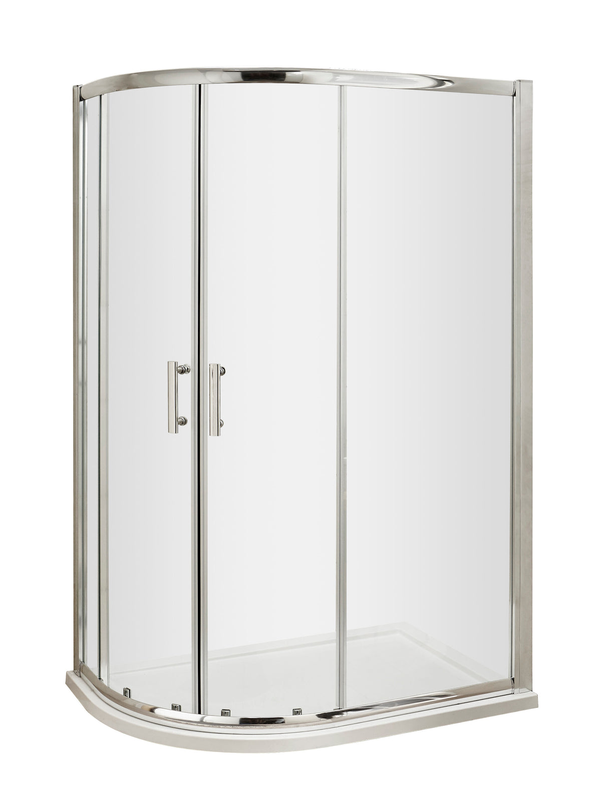 Hudson Reed Pacific Offset Quadrant Shower Enclosure - Square T Shape Handle – 800mm & 900mm, photo 2