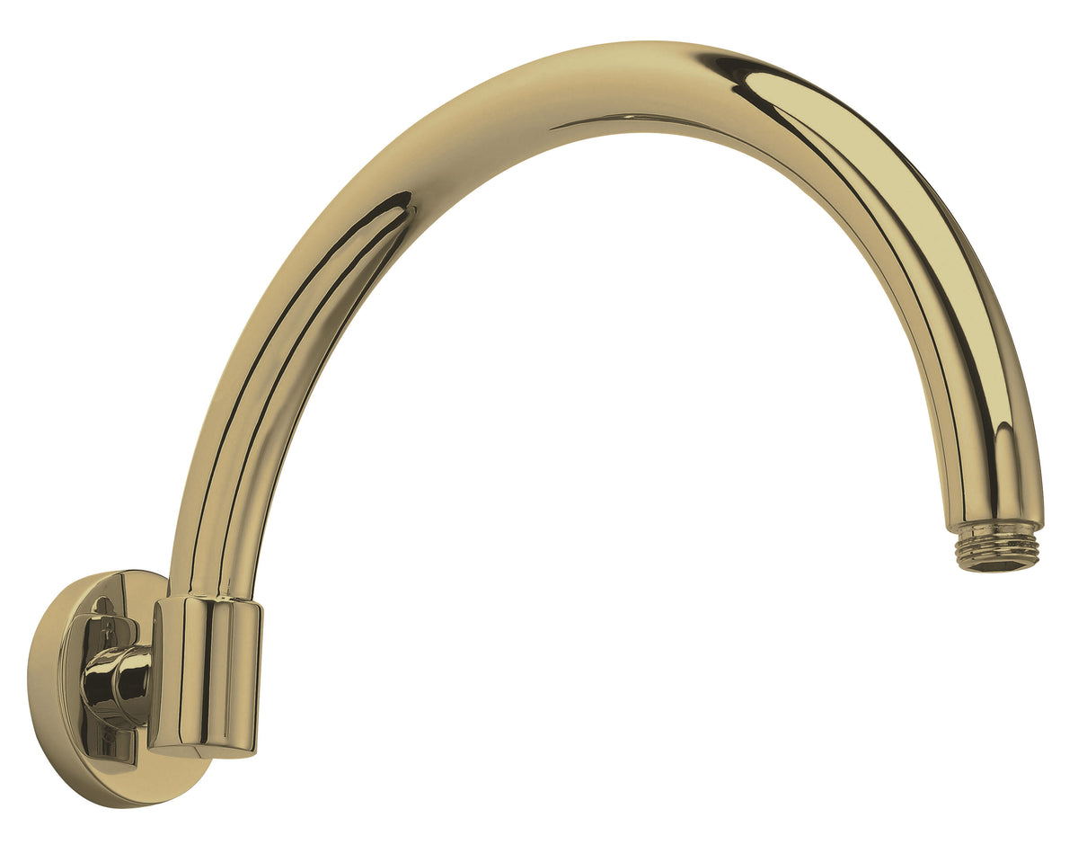 Nuie Wall Mounted Shower Arm – Brushed Pewter or Brushed Brass, photo 2