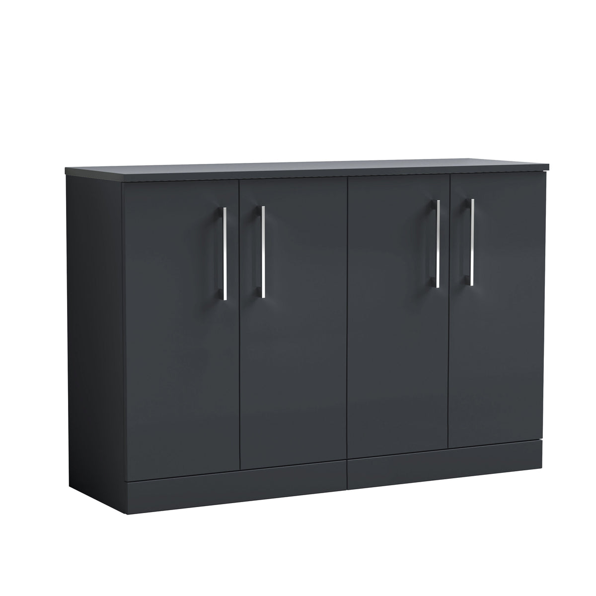 Nuie Arno 1200mm 4 Door Floor Standing Vanity Unit With Worktop, photo 3