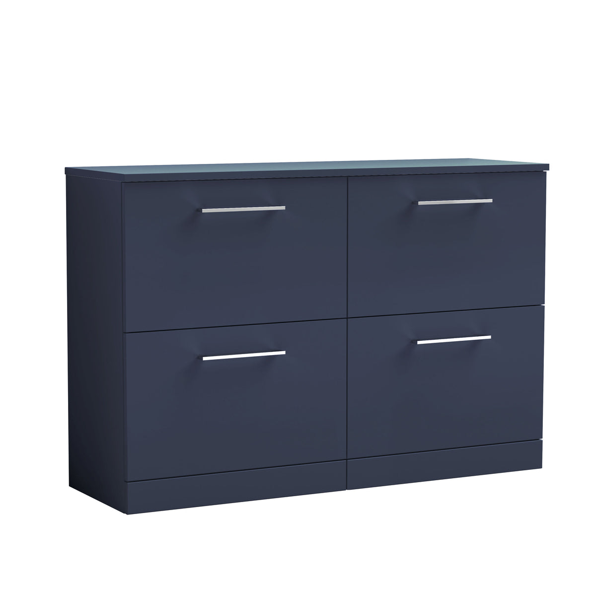 Nuie Arno 1200mm 4 Drawer Floor Standing Vanity Unit With Worktop, photo 6