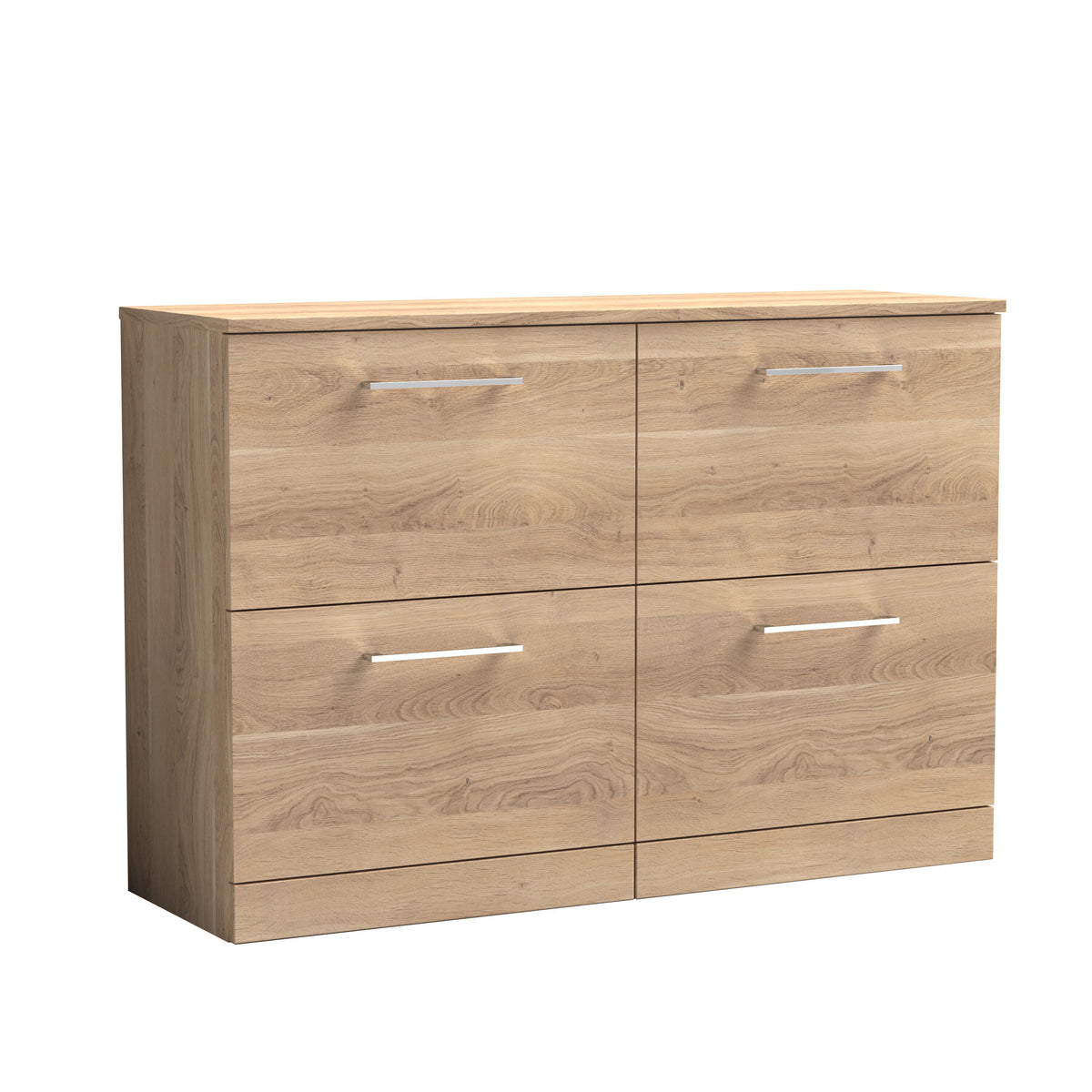 Nuie Arno 1200mm 4 Drawer Floor Standing Vanity Unit With Worktop, photo 7