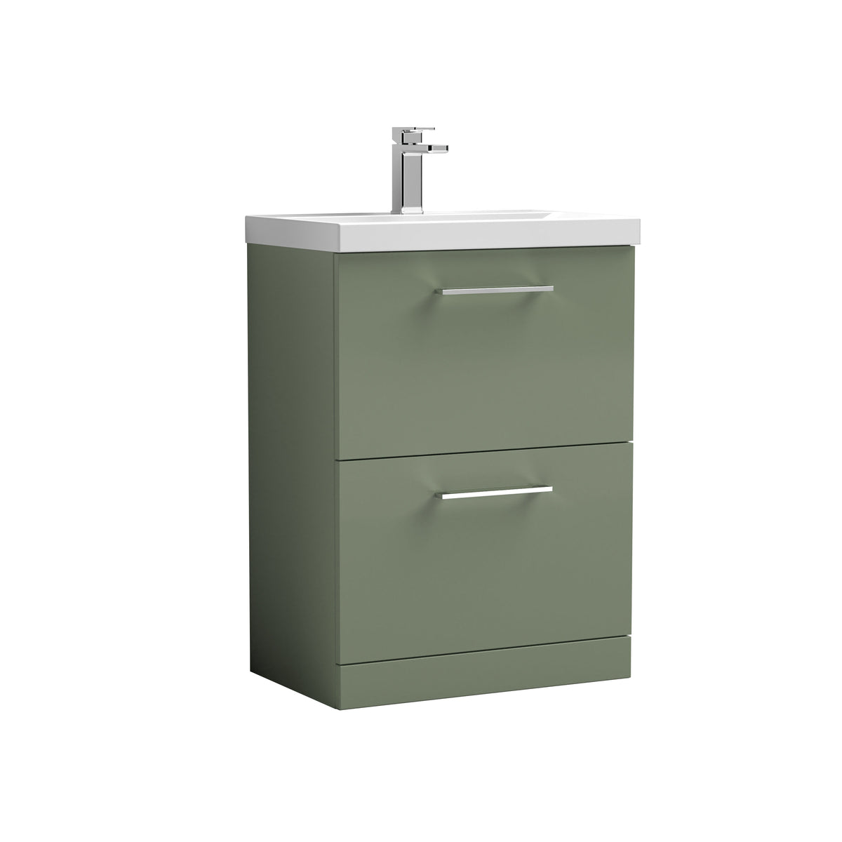 Nuie Arno 2 Drawer Floor Standing Vanity Unit With Basin – 600mm & 800mm, photo 10