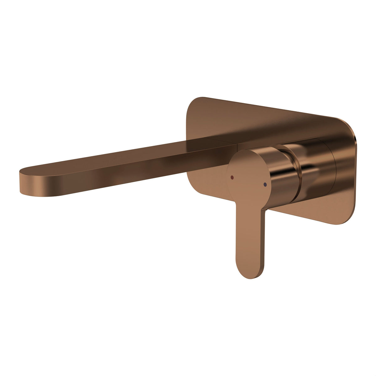 Nuie Arvan Tap Hole Basin Mixer With Plate – Brushed Bronze, photo 2