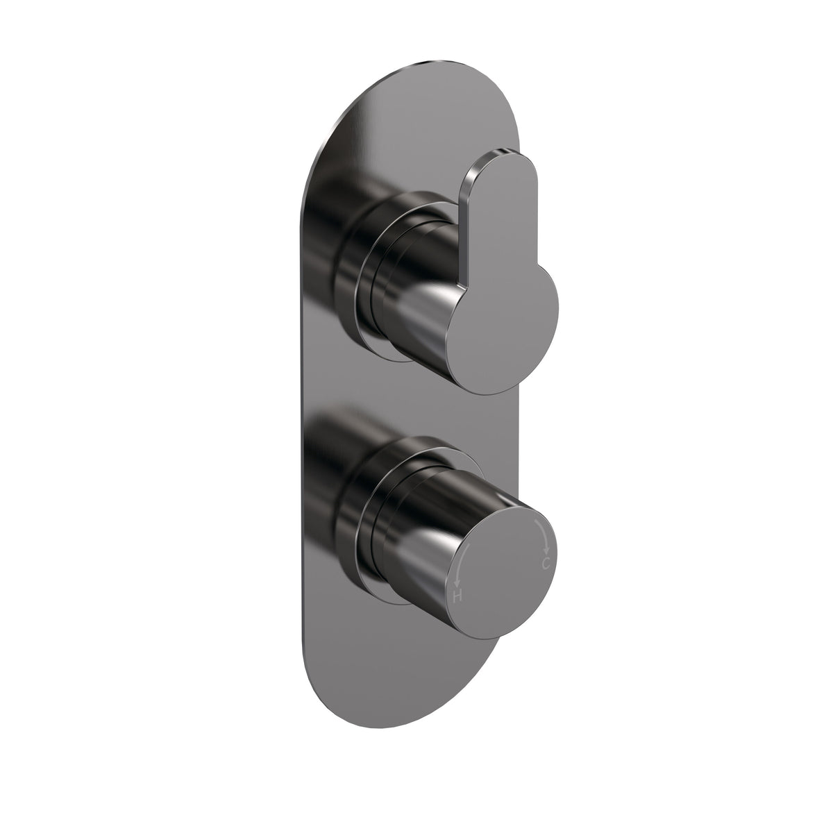 Nuie Arvan Twin Thermostatic Shower Valve With Diverter, photo 4