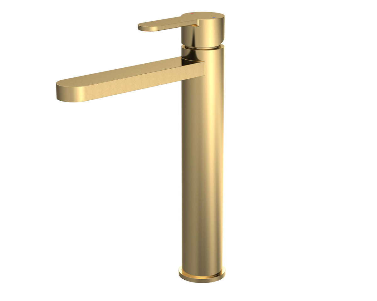 Nuie Arvan High Rise Mono Basin Mixer – Brushed Bronze, Matt Black, Brushed Pewter or Brushed Brass, photo 5