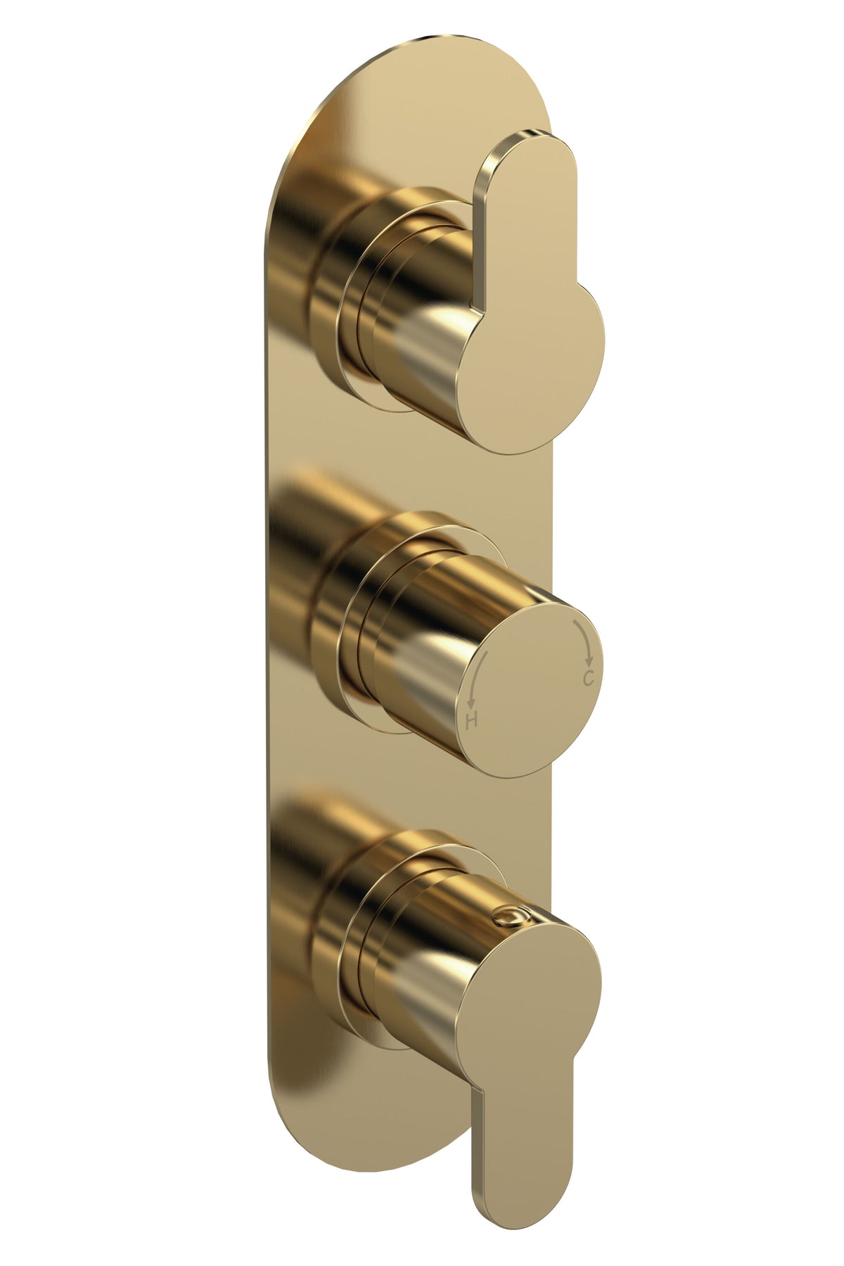 Nuie Arvan Triple Thermostatic Shower Valve With Diverter, photo 4