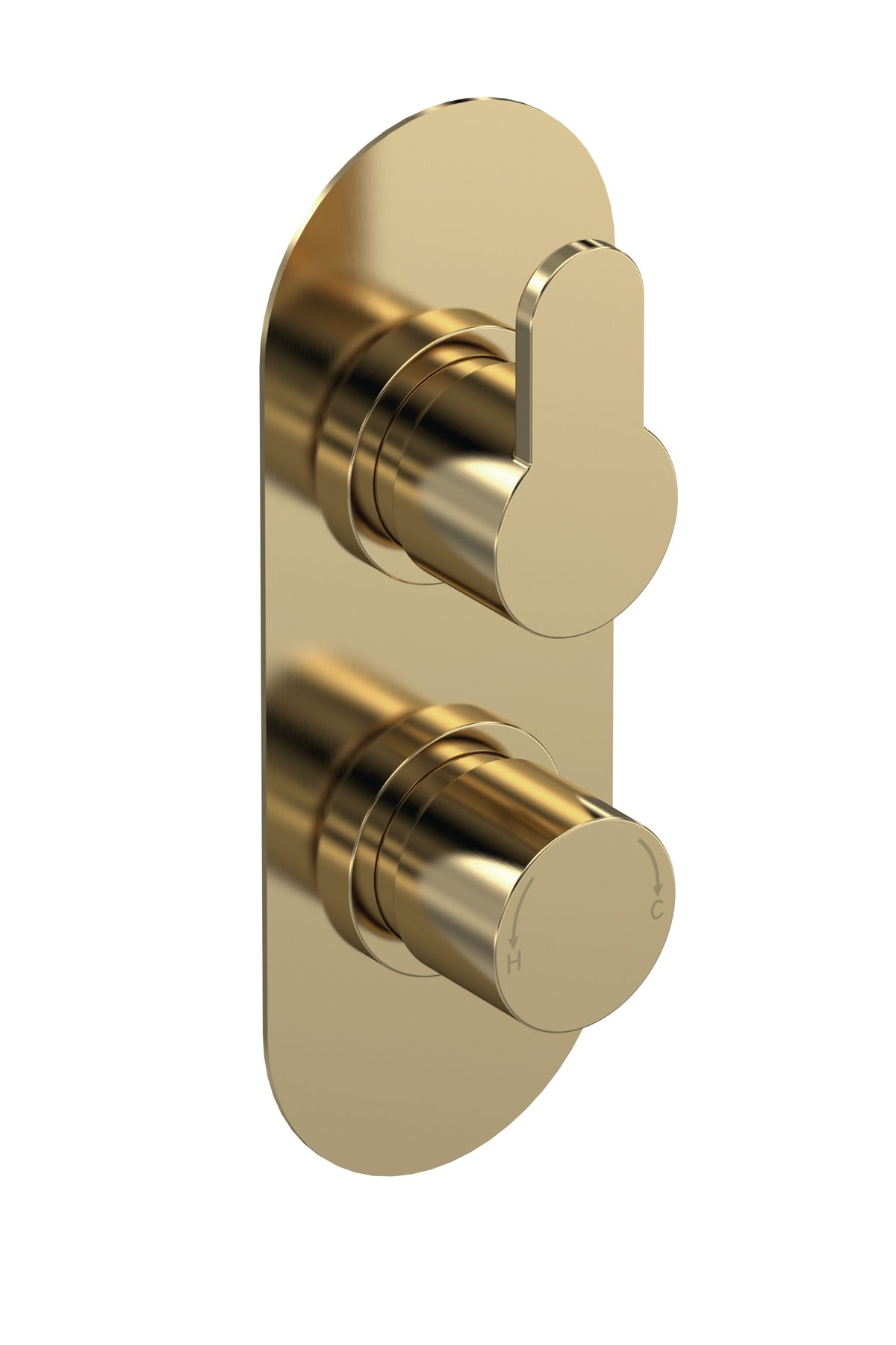 Nuie Arvan Twin Thermostatic Shower Valve – Brushed Bronze, Matt Black, Brushed Brass or Chrome, photo 4