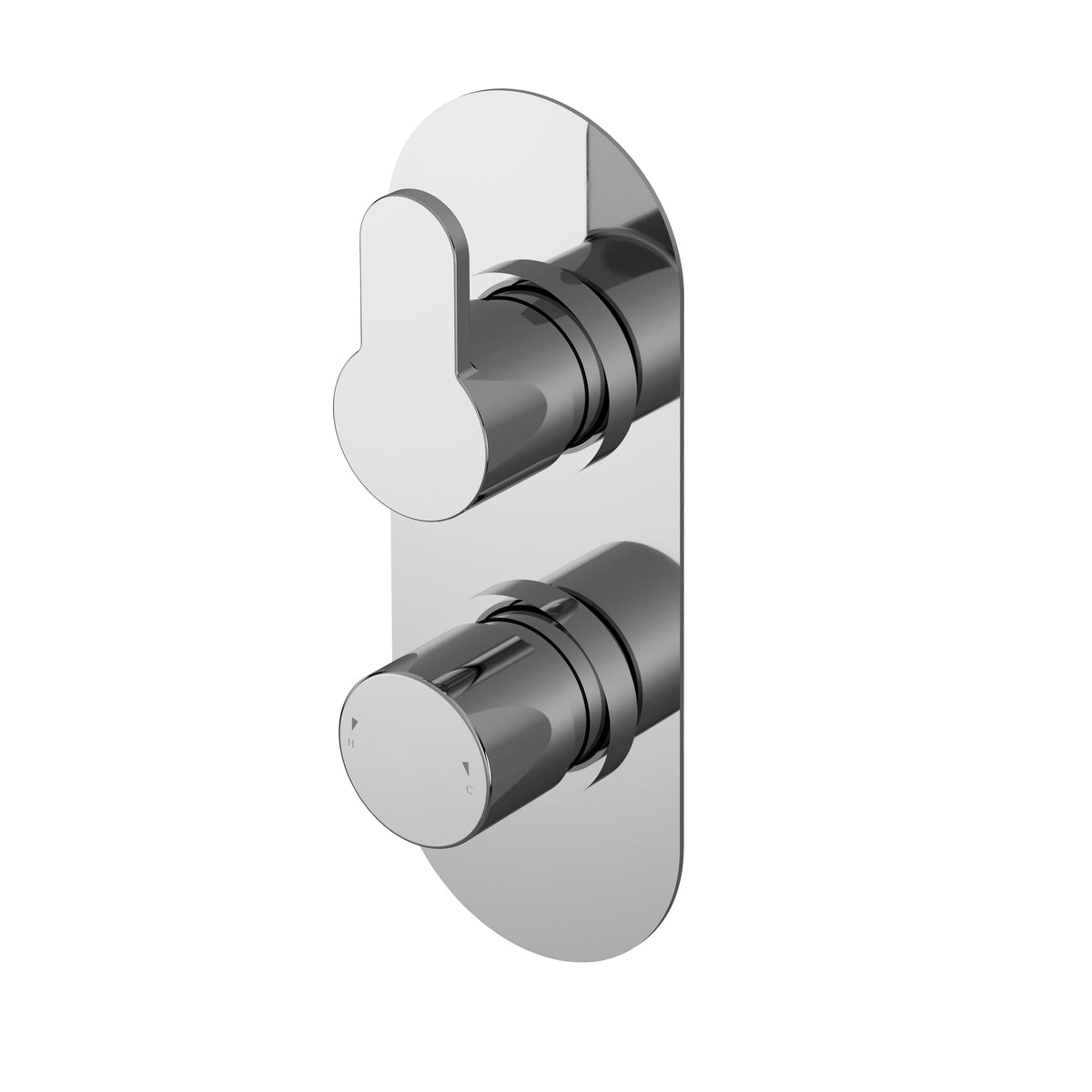 Nuie Arvan Twin Thermostatic Shower Valve With Diverter, photo 6